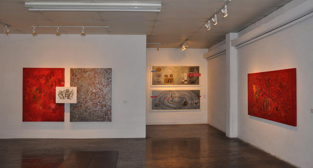 Gesture on Felt (painting & performance) 2011, 2011