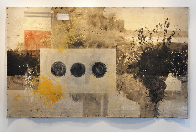 Gesture on Felt (painting & performance) 2011, 2011