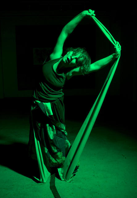 Gesture on Felt (painting & performance) 2011, 2011