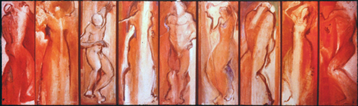 Women an Male dancers